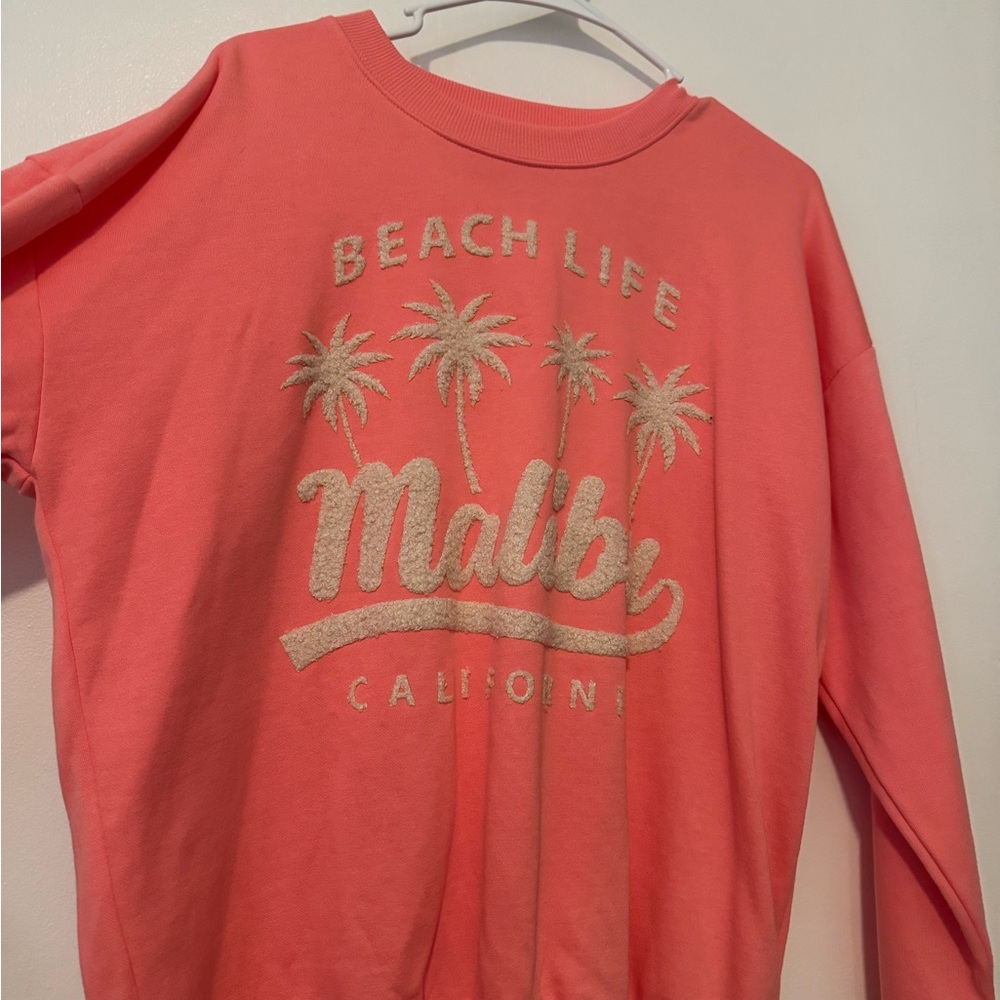 Beach Life Malibu Shirt - Coral